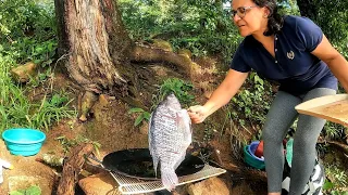 PEIXE FRITO NO DISCO DE ARADO OLHA SÓ A SURPRESA NA PESCARIA!