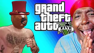 Reaction To GTA5 Dr. Dre Heist DLC PART 2 (Feat. Machine Gun Patty)