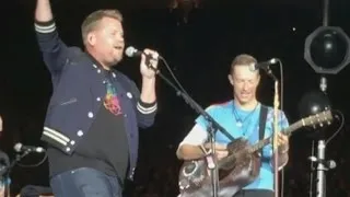 James Corden Sings Surprise Duet On Stage With Coldplay, Pays Tribute to Prince