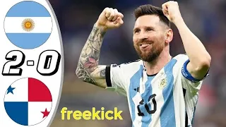 Argentina Vs Panama Highlights 2023 HD | Extended Highlights| #argentina #messi #panama