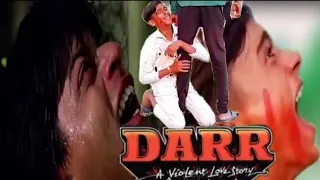 Darr movie (1993) Shahrukh Khan | Sunny Deol | Darr movie spoof video #smshortstatus #darrmovie