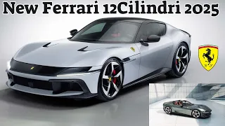 9,500RPM | Released with 819 HP V12 | The 812's Successor | New Ferrari 12Cilindri 2025