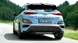 New HYUNDAI KONA N 2022 - EXHAUST sound, launch control & driving (280 HP SUV)