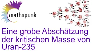 Eine grobe Abschätzung der kritischen Masse von Uran-235