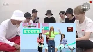 BTS REACTION TO BLACKPINK FUNNY MOMENTS (part 4) (edits)