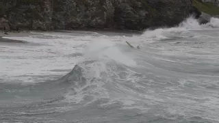 Portreath lifeguards rescue teenager boy