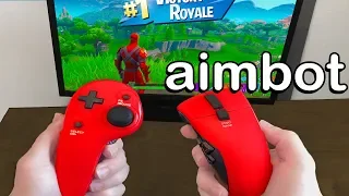 Every death my CONTROLLER gets AIMBOT to HACK in Fortnite