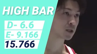 Kohei Uchimura 2021 || INSANE HIGH BAR 15.766!!!