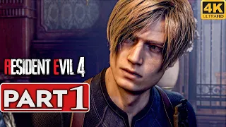 RESIDENT EVIL 4 REMAKE Gameplay Walkthrough Part 1 [4K 60FPS XBOX SERIES X] - No Commentary
