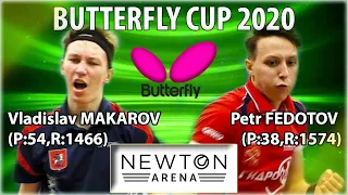 РАКЕТКА БЫЛА НАКАЗАНА, но НЕ ПОМОГЛО.. FEDOTOV - MAKAROV Кубок BUTTERFLY 2020 #настольныйтеннис