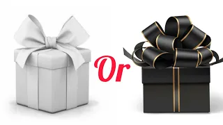 black or white | choose your gift | Shuvi pragya