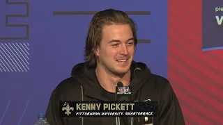 Pitt QB Kenny Pickett Interview | 2022 NFL Scouting Combine