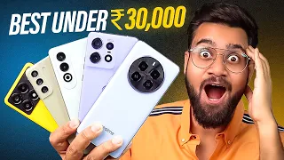 Top 5 Best Mobile Phones Under ₹30000⚡Amazon & Flipkart Sale 2024 | Best Phone Under 30000 😱