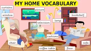 Things Around Us In Our House- My Home Vocabulary | Preschool Learning & Educational Videos For Kids