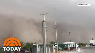 Giant Dust Cloud From The Sahara Arrives In The US | TODAY