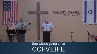 Weekly announcements at Calvary Chapel French Valley on February 18, 2024.