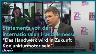 Statements auf der Internationalen Handwerksmesse von Jörg Dittrich und Robert Habeck am 08.03.23