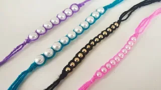 How to make friendship band/Rakhi at home using beads | Woolen Rakhi | Rakshabandhan 2021