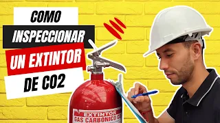 COMO INSPECCIONAR un EXTINTOR de CO2🧯