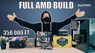 "Olcsó" AMD Gamer PC 350.000Ft-ért! RX 5500 XT, Ryzen 5 2600X Gépépítés!