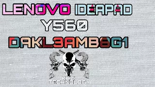 Lenovo Ideapad Y560 DAKL3AMB8G1 Conversion DIS To UMA