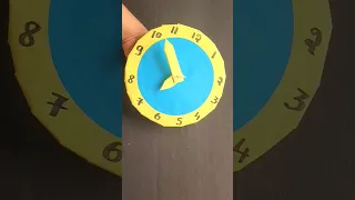 DIY | Handmade Paper Clock ⏰️ | Clock without Battery #shorts