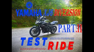 Test Ride Yamaha XJ6 Diversion!  4K /Part. 2