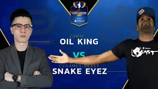 SFV: Zowie | Oil King vs CYG BST | Snake Eyez - Capcom Cup 2017 - CPT2017