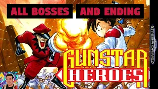 Let's Play Gunstar Heroes Co-Op | FULL GAME All Bosses and Ending | Sega Genesis
