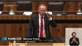 Marcus Franz (fraktionslos) [Ordnungsruf] - 158. Nationalratssitzung | 31