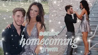 senior homecoming grwm 2019! hair, makeup, outfit, etc!