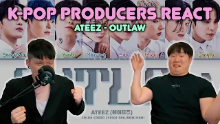 Musicians react & review ♡ ATEEZ - OUTLAW