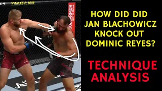 How did did Jan Blachowicz KNOCK OUT Dominic Reyes at  UFC 253?