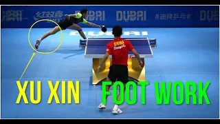 Xu Xin has fast footwork