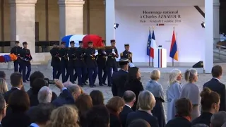 France pays hommage to Aznavour