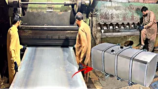 How to Make 800 Liter Custom Fuel Tank || Manufacturing Process of Fuel Tank