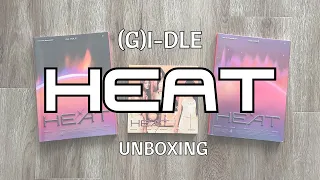 (G)I-DLE 1st Special EP HEAT Unboxing  🔥 (Flare/Blaze/Digipak)