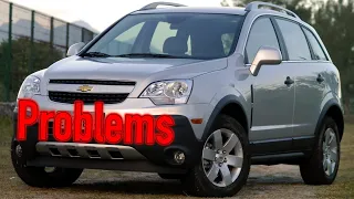 What are the most common problems with a used Chevrolet Captiva?