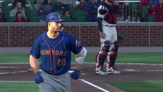 MLB Today 4/26 - New York Mets vs Atlanta Braves Full Game Highlights (MLB The Show 20)