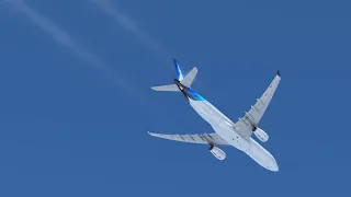 X-PLANE 12.00b6 - Traînées de condensation à 30 mille pied