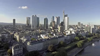 Frankfurt Flyover with a Drone