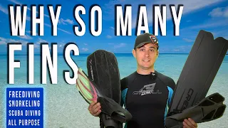 4 Types of Swim Fins Explained - Snorkeling vs Scuba Diving vs Freediving