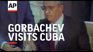 Brezhnev With Castro In Cuba, Cuban Troops Leave Angola, Mikhail Gorbachev Visits Cuba