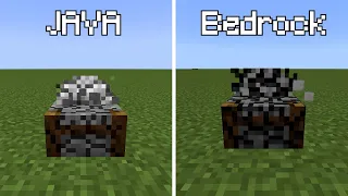 25 Differences Between JAVA Edition and BEDROCK Edition!!