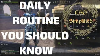 ESO Simplified: Daily Routine You Should Know