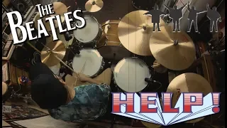 Help! - The Beatles - Drum Cover