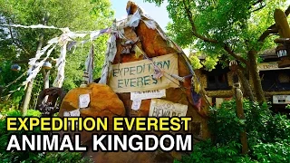 [4K] Expedition Everest - Mountain Adventure Back Row : Animal Kingdom (Orlando, FL)