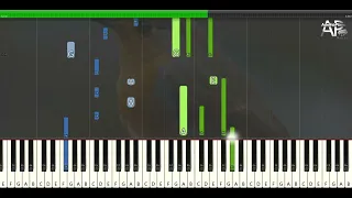 Vangelis - La Petite Fille De La Mer | Adelina Piano synthesia tutorial