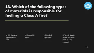 CSCS Mock Test Fire Extinguishers and Safety