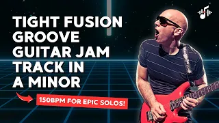 Tight Fusion Groove Guitar Jam Track: An awesome routine for building soloing speed #guitar